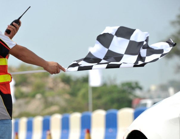 checkered racing flag